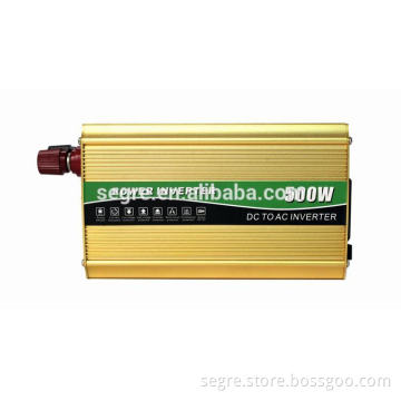 Popular use CE ROHS 50Hz/60Hz dc ac 500w 12v 220v car power inverter pure sine wave inverter